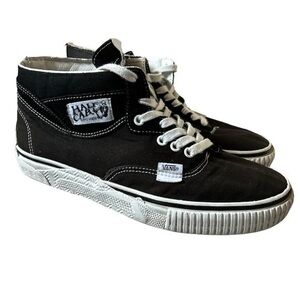 Vans Skate Half Cab Black & White Skate Shoes Size 9